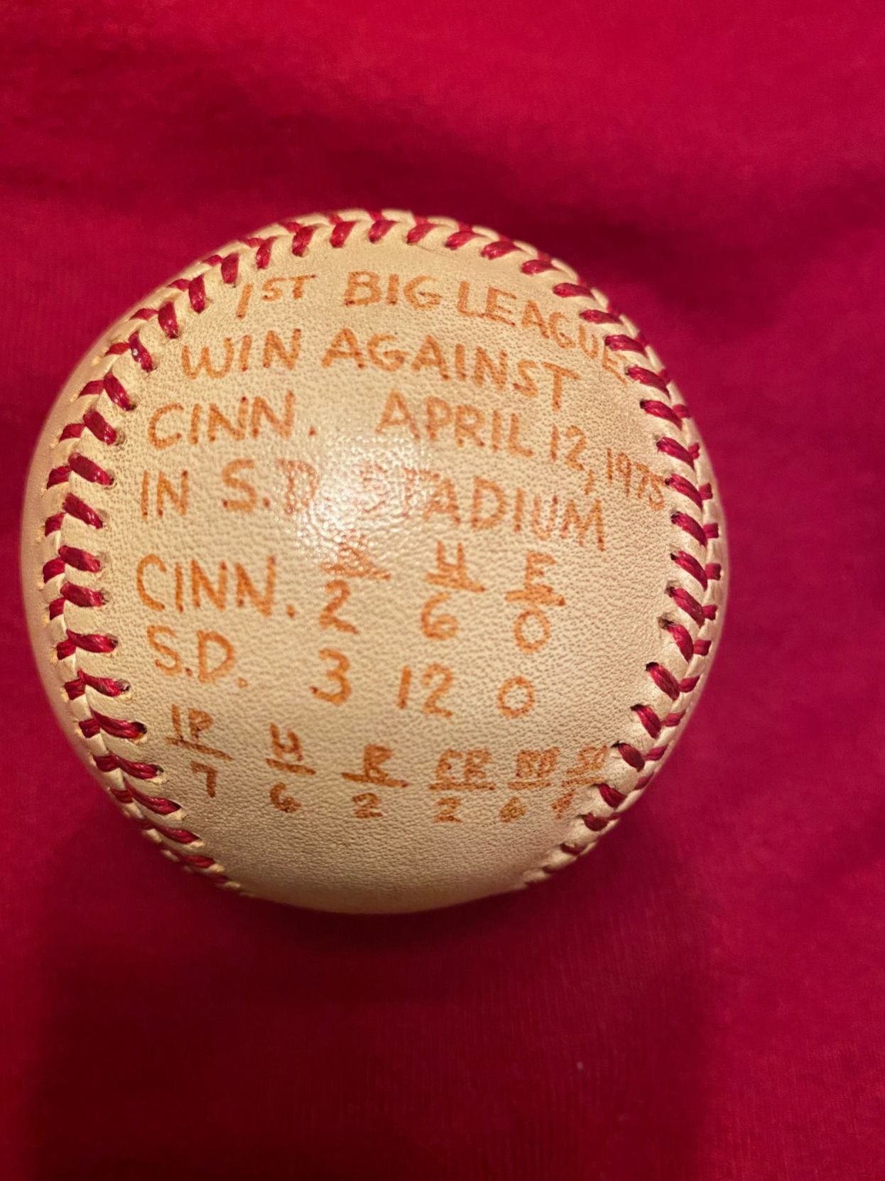 Joe McIntosh first-win baseball